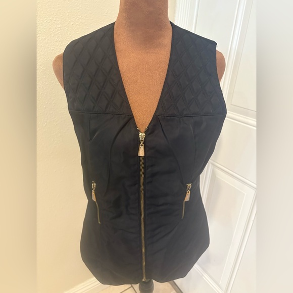 Alberto Makali Jackets & Blazers - Alberto Makali Black Quilted Women's Vest